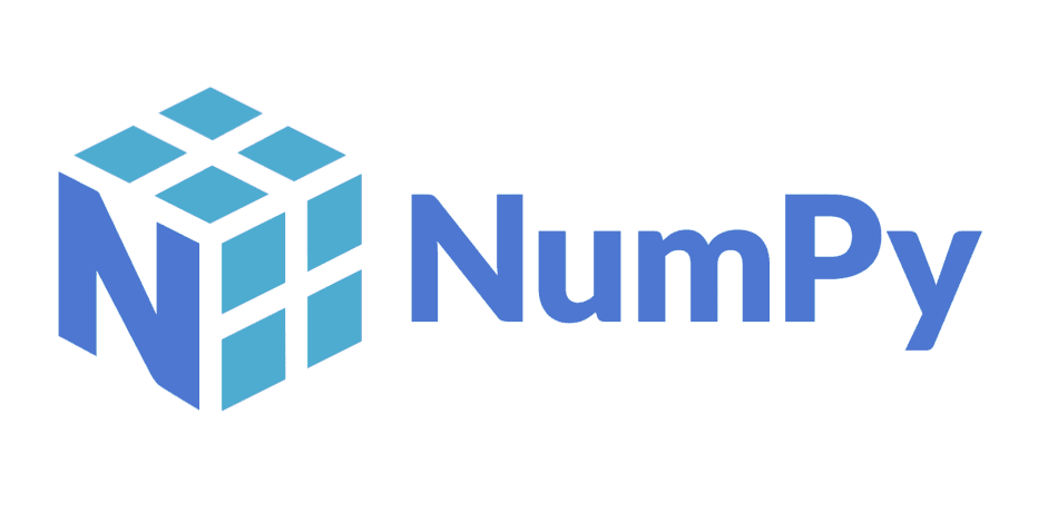 NumPy logo.